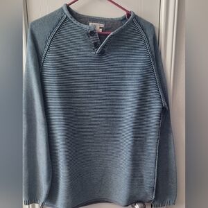 Men's Carbon 2 Cobalt Blue Denim Looking Sweater
